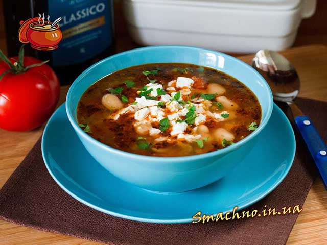 Фасолевый суп с томатами от Гордона Рамзи