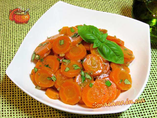 Салат из варёной моркови со специями. Рецепт приготовления.